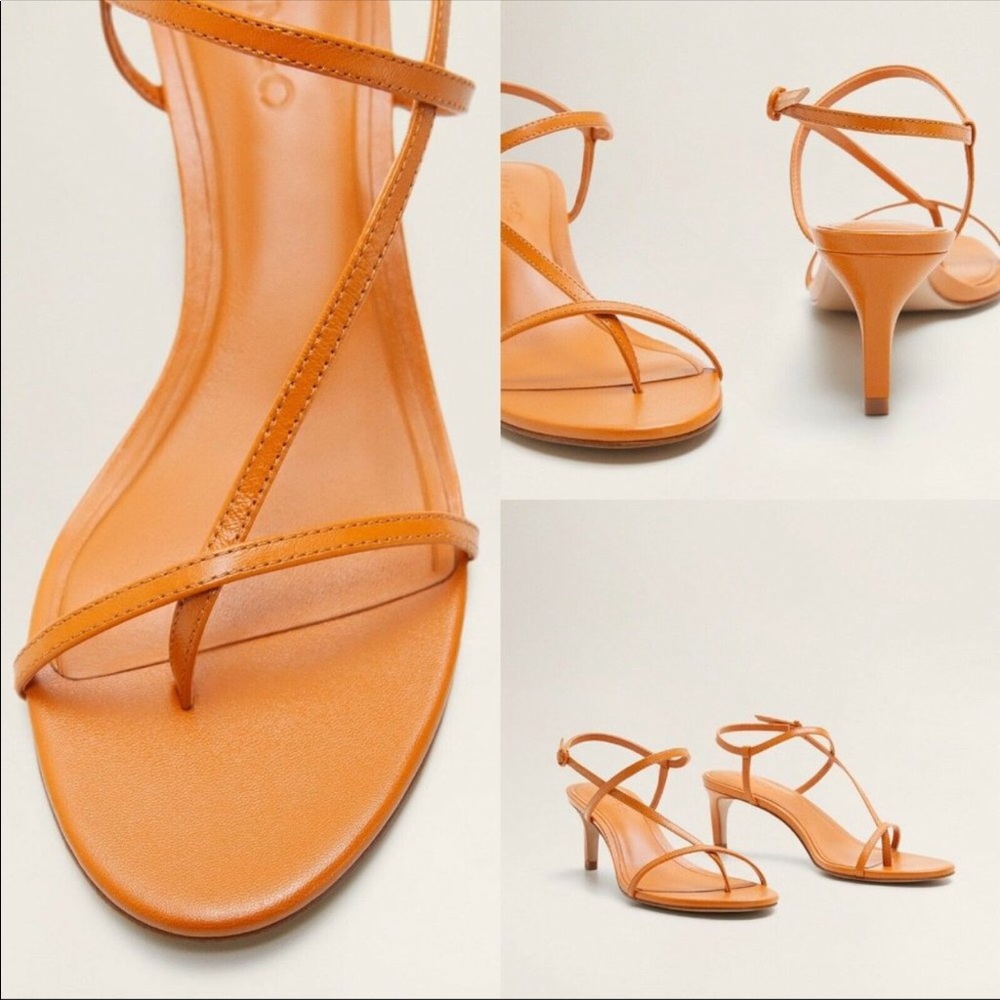 Mango leather sandals, size 37